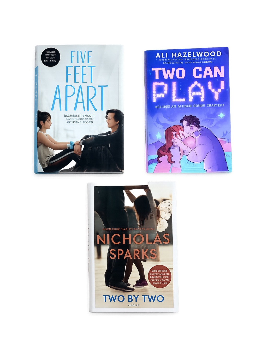 Romance Book Bundle Nicholas Sparks Ali Hazelwood Five Feet Apart 3 Books HC PB